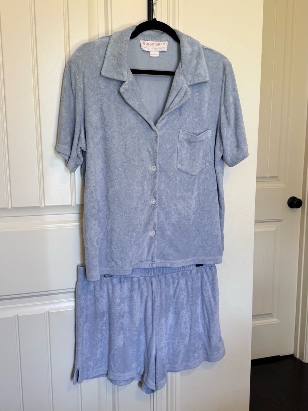 Birdy Grey Eunice Blue Terry Pajama Set